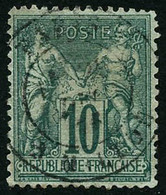 Oblit. N°76 10c Vert - TB - 1876-1878 Sage (Type I)