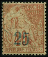 Oblit. N°6 25 Sur 40c Rouge-orange (1er Tirage) Plus Value De 50% (yvert)  RARE - TB - Sonstige & Ohne Zuordnung