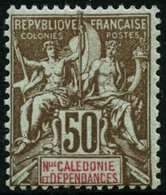 ** N°63 50c Bistre Et Rouge S/azuré - TB - Andere & Zonder Classificatie