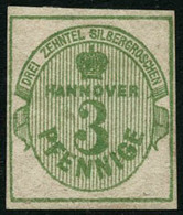 * N°15 3pf Vert-jaune - TB - Hannover