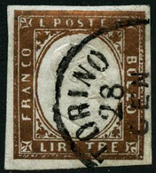 Oblit. N°15 3l Bronze, Oblitération Tardive - B - Sardegna