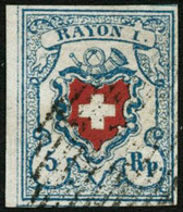 Oblit. N°20 5r Bleu Et Rouge - TB - Altri & Non Classificati