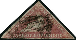 Oblit. N°3 1p Rose-rouge - TB - Kap Der Guten Hoffnung (1853-1904)