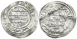 REINOS DE TAIFAS. Alí Ibn Hammud (Hammudies). Dirham. 406H. Madinat Sabta (Ceuta). Citando A Wali Y Al-`ahd Con `Ali En  - Islamische Münzen