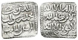ALMOHADES. Dirham. Anónimo. Bidjaya (Bugia). V-2100; Haz 1085. Ar. 1,50g. MBC+. - Islamische Münzen