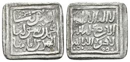 ALMOHADES. Dirham. Anónimo. Ceca Desconocida. V.No Cita; Haz No Cita. Ar. 1,46g. EBC-. INEDITA. - Islamic