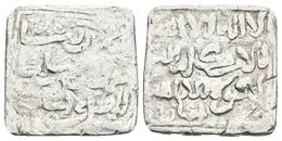 ALMOHADES. Dirham. Anónimo. Djayan (Jaén). V-2191, Hazard 1108. Ar. 1,52g. MBC-. Rara. - Islamic