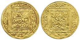 ALMOHADES. Abd Al-Mu`min. 1/2 Dinar. (AH 524-558). ¿Sala (Salé)?. A A478. Au. 2,26g. MBC. Muy Rara. - Islamiques