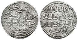 TAIFAS ALMOHADES. Muhammad Al-Mutawakkil (Banu Hud, Reyes De Murcia). Dirham. 625-635H. V.2140. Ar. 3,10g. EBC. Rara. - Islamiques