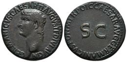 GERMANICO. As. 37-41 A.C. Roma. A/ Busto A Izquierda. GERMANICVS CAESAR TI AVGVST F DIVI AVG N. R/ S C, Alrededor Leyend - Otros & Sin Clasificación