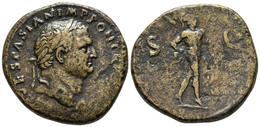 TITO. Sestercio. 79-81 A.C. Ceca Incierta ¿Thracia?. A/ Busto Laureado A Derecha. IMP T CAES DIVI VESP F AVG P M TR P P  - Other & Unclassified