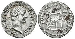 TRAJANO. Denario. 98-99 D.C. Roma. A/ Busto Laureado A Derecha. IMP CAES NERVA TRAIAN AVG GERM. R/ Vesta Sedente A Izqui - Other & Unclassified