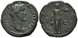 ANTONINO PIO. As. 138-161 D.C. Roma. A/ Busto Laureado A Derecha. ANTONINUS - AVG PIVS P P. R/ Fides Estante A Derecha P - Otros & Sin Clasificación