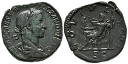 ALEJANDRO SEVERO. Sestercio. 222-231 D.C. Roma. A/ Busto Laureado Y Drapeado Con Coraza A Derecha. IMP CAES M AVR SEV AL - Autres & Non Classés