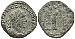 GALIENO. Sestercio. 253-254 D.C. Roma. A/ Busto Laureado Con Coraza A Derecha. IMP C P LIC GALLIENVS AVG. R/ Concordia E - Otros & Sin Clasificación