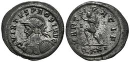 PROBO. Antoniniano. 276-282 D.C. Ticinum. A/ Busto Con Casco Y Coraza A Izquierda, Sosteniendo Lanza Sobre El Hombro Y E - Autres & Non Classés