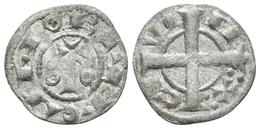 ALFONSO I. Obolo. (1162-1196). Barcelona. Cru.V.S. 297; Cru.C.G. 2101. Ve. 0,56g. MBC. Escasa. - Sonstige & Ohne Zuordnung