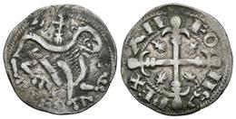 ALFONSO IX. Dinero. (1188-1230). Coruña. C Delante Del León. AB 123. Ve. 1,26g. MBC+. Escasa. - Sonstige & Ohne Zuordnung