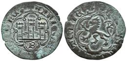 ENRIQUE III. Blanca. (1390-1406). Burgos. Castillo Ancho. AB 597. Ve. 2,34g. MBC+/MBC. Escasa. - Sonstige & Ohne Zuordnung