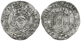 ALFONSO DE AVILA. 1/2 Cuartillo. (1465-1468). Sevilla. A/ Ley + DOMINVS MICHI ADIV. R/ Ley + ALFONS DEI (Roseta) GRACIA. - Other & Unclassified