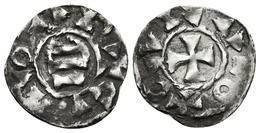 BISBE TEODORIC. Diner. (904-937). Comtat De Barcelona. Cru.V.S. No Cita; Cru.C.G. 1812; Balaguer 12.1. Ar. 0,72g. MBC+.  - Other & Unclassified