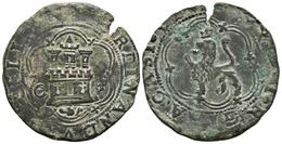 REYES CATOLICOS. 4 Maravedís. (1474-1504). Cuenca. Cal-566. Ae. 7,36g. MBC. - Other & Unclassified