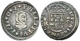 FELIPE IV. 16 Maravedís. 1664. Coruña R. Cal-1302; J.S. M-132. Ae. 4,52g. Plateada. MBC+. - Other & Unclassified