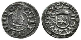 FELIPE IV. 2 Maravedís. 1663. Cuenca CA. Una Sóla P En El Nombre Del Rey. Cal-1348; J.S. M-219. Ae. 0,53g. MBC+. Escasa. - Autres & Non Classés