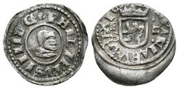 FELIPE IV. 2 Maravedís.16(61). Segovia S. Cal-1559; J.S. M-574. Ae. 0,53g. Conserva Gran Parte Del Plateado Original. EB - Otros & Sin Clasificación
