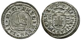 FELIPE IV. 4 Maravedís. 1663. Segovia BR. Cal-1552; J.S. M-570. Ae. 1,20g. MBC+. - Other & Unclassified