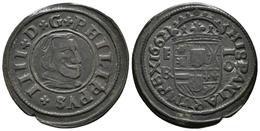 FELIPE IV. 16 Maravedís. 1662. Segovia BR. Cal-1510; J.S. M-518. Ae. 4,38g. EBC-. - Other & Unclassified