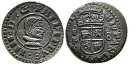 FELIPE IV. 8 Maravedís. 1661. Sevilla R. Cal-1581; J.S. M-633. Ae. 2,39g. EBC/MBC+. - Autres & Non Classés