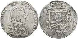 FELIPE IV. 1 Ducatón. 1657. Milán. Vti-15; Mir 364; Crippa 14.B. Ar. 27,31g. MBC+. Escasa. - Other & Unclassified