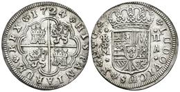 LUIS I. 2 Reales. 1724. Madrid A. Cal-33. Ar. 4,49g. EBC. Rara En Esta Conservación. - Otros & Sin Clasificación