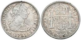 CARLOS III. 2 Reales. 1781. México FF. Cal-1348. Ar. 6,64g. MBC+. - Other & Unclassified