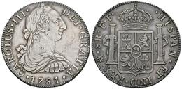 CARLOS III. 8 Reales. 1781. México FF. Cal-931. Ar. 26,61g. Bonita Pátina. MBC+. - Other & Unclassified