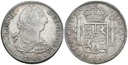 CARLOS III. 8 Reales. 1788. México FM. Cal-942. Ar. 26,71g. Bonita Pátina. EBC. - Autres & Non Classés