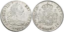 CARLOS III. 8 Reales. 1788. Potosí PR. Flan Grande. Cal-997. Ar. 27,03g. EBC. - Autres & Non Classés