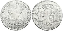 CARLOS IV. 8 Reales. 1804. Guatemala M. Cal-635. Ar. 25,86g. Oxidaciones Marinas. MBC-. Escasa. - Autres & Non Classés