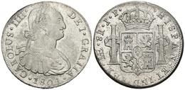 CARLOS IV. 8 Reales. 1804. Lima JP. Cal-661. Ar. 27,01g. Plata Ligeramente Agria. EBC. - Autres & Non Classés