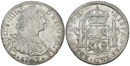 CARLOS IV. 8 Reales. 1797. México FM. Cal-691. Ar. 26,93g. Brillo Original. MBC+. - Other & Unclassified