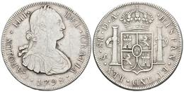 CARLOS IV. 8 Reales. 1798. Santiago DA. Cal-746. Ar. 26,94g. MBC/MBC+. - Other & Unclassified