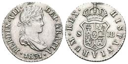 FERNANDO VII. 1/2 Real. 1831. Sevilla JB. Cal-1398. Ar. 1,45g. Soldadura En El Canto. EBC-. - Other & Unclassified