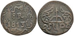 FERNANDO VII. 8 Reales. 1813. Morelos. Cal-579. Cu. 18,83g. MBC-. - Other & Unclassified