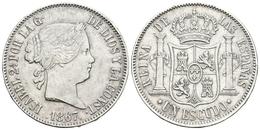 ISABEL II. 1 Escudo. 1867. Madrid. Cal-253. Ar. 12,88g. MBC+. - Autres & Non Classés