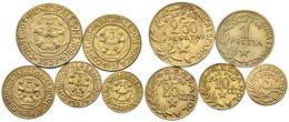 MENORCA. Serie Completa (5 Cts, 10 Cts, 25 Cts, 1 Pta Y 2,50 Ptas). 1937. Cal-12. La. EBC-/EBC. - Sonstige & Ohne Zuordnung