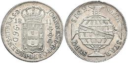 BRASIL. Joao VI. 960 Reis. 1811. Río De Janeiro. Km#307.3. Ar. 26,66g. Acuñada Sobre Un 8 Reales Español. MBC. - Otros & Sin Clasificación