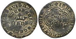 PORTUGAL. Joao I. Real De 10 Soldos. (1385-1433). Porto. Gomes 47.02. Ae. 2,17g. MBC. - Otros & Sin Clasificación