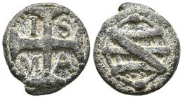 MALACCA (India Portuguesa). Sebastiao I. Dinheiro. (1557-1578). Gomes 26.01. Pb. 4,06g. MBC+. - Other & Unclassified