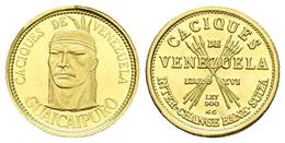 VENEZUELA. 1960. Caciques De Venezuela-Guaicaipuro. Au. 1,51g. SC. - Sonstige & Ohne Zuordnung